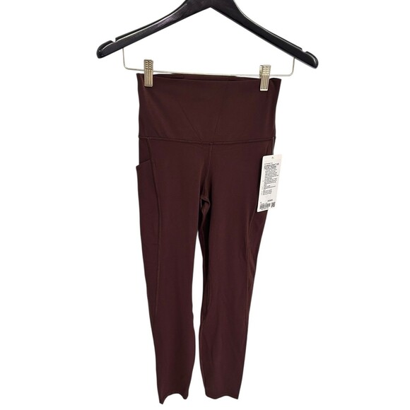 Lululemon Align High Rise leggings with pockets 25” size 6 Lava Cake NWT - Picture 4 of 7